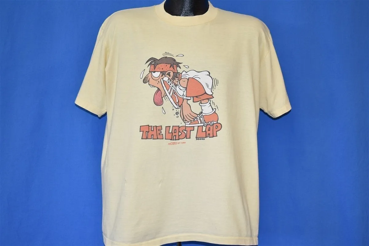 70s Last lap Runner Bob Hord Crazy Shirts t-shirt Large