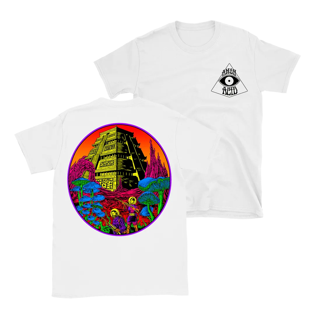 Amon Acid - Outerworlds Colour T-Shirt - White