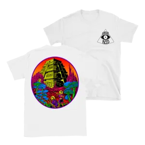 Amon Acid - Outerworlds Colour T-Shirt - White