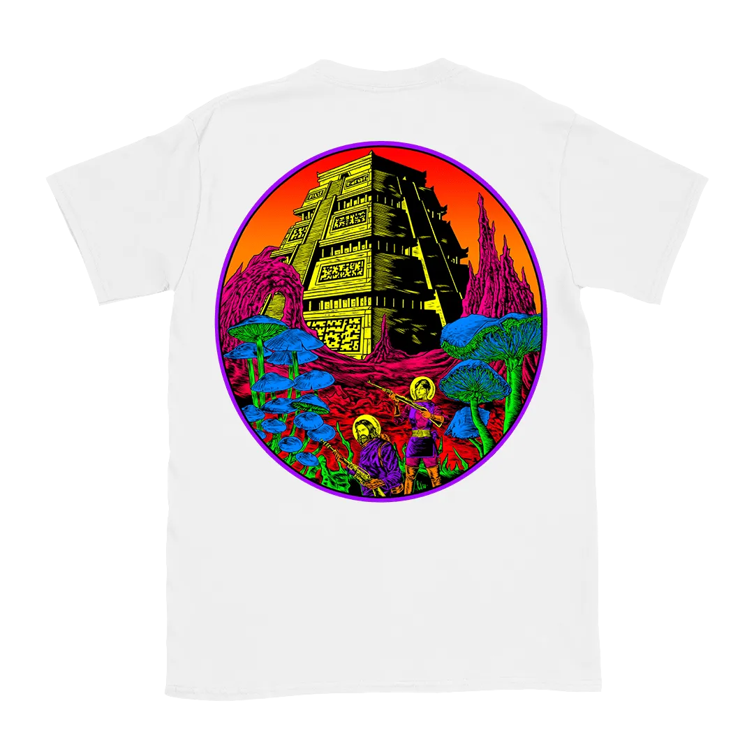 Amon Acid - Outerworlds Colour T-Shirt - White