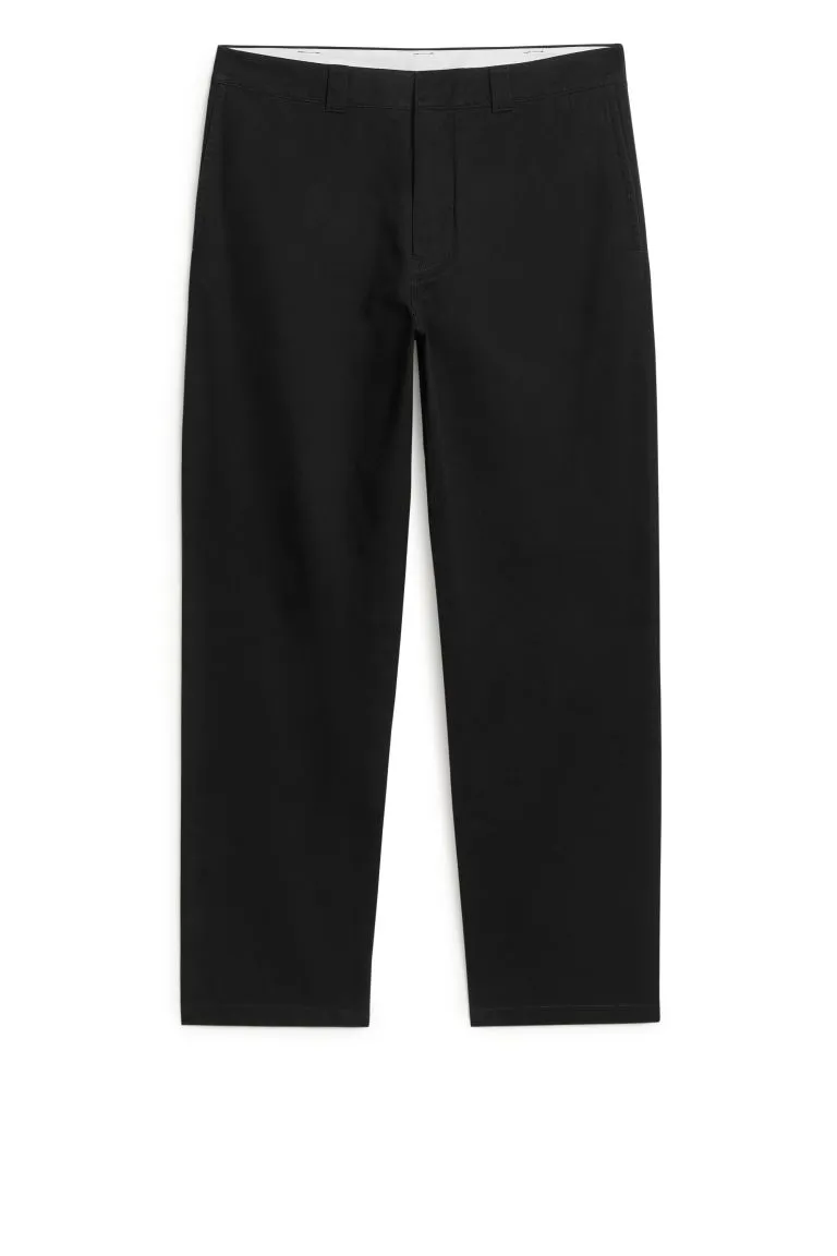 ARKET cotton twill trousers