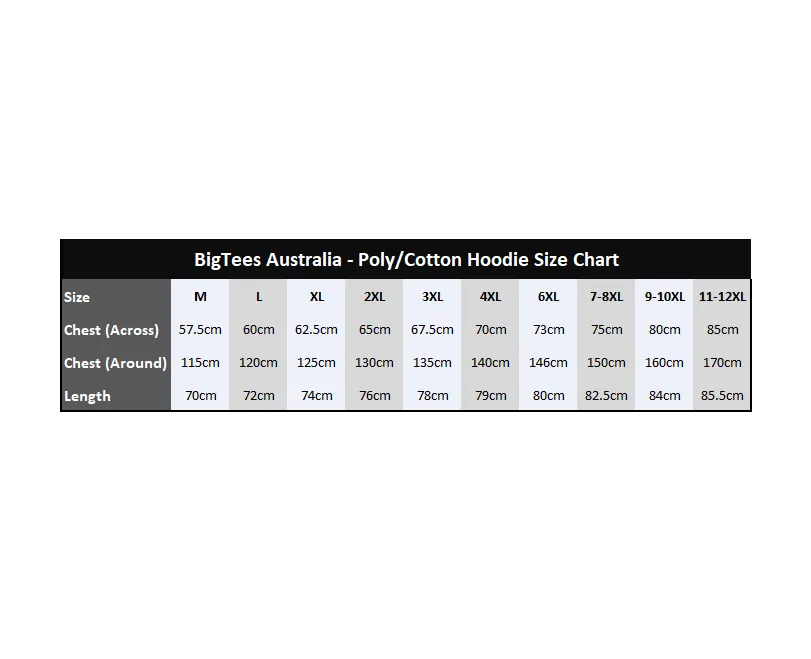 Australia Kangaroo & Emu Hoodie (Black, Back Print Only)