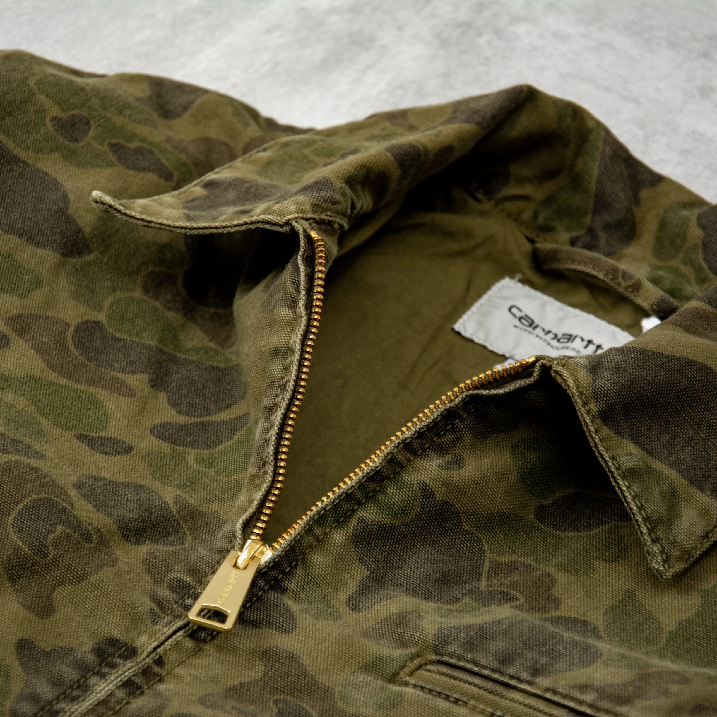 Carhartt WIP Duck Detroit Jacket - Office Green