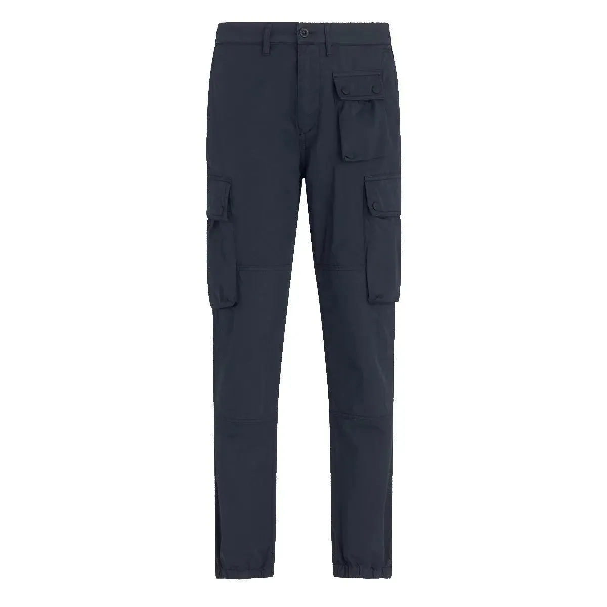 Dark Ink ‘Trialmaster’ Garment Dyed Cargo Trousers