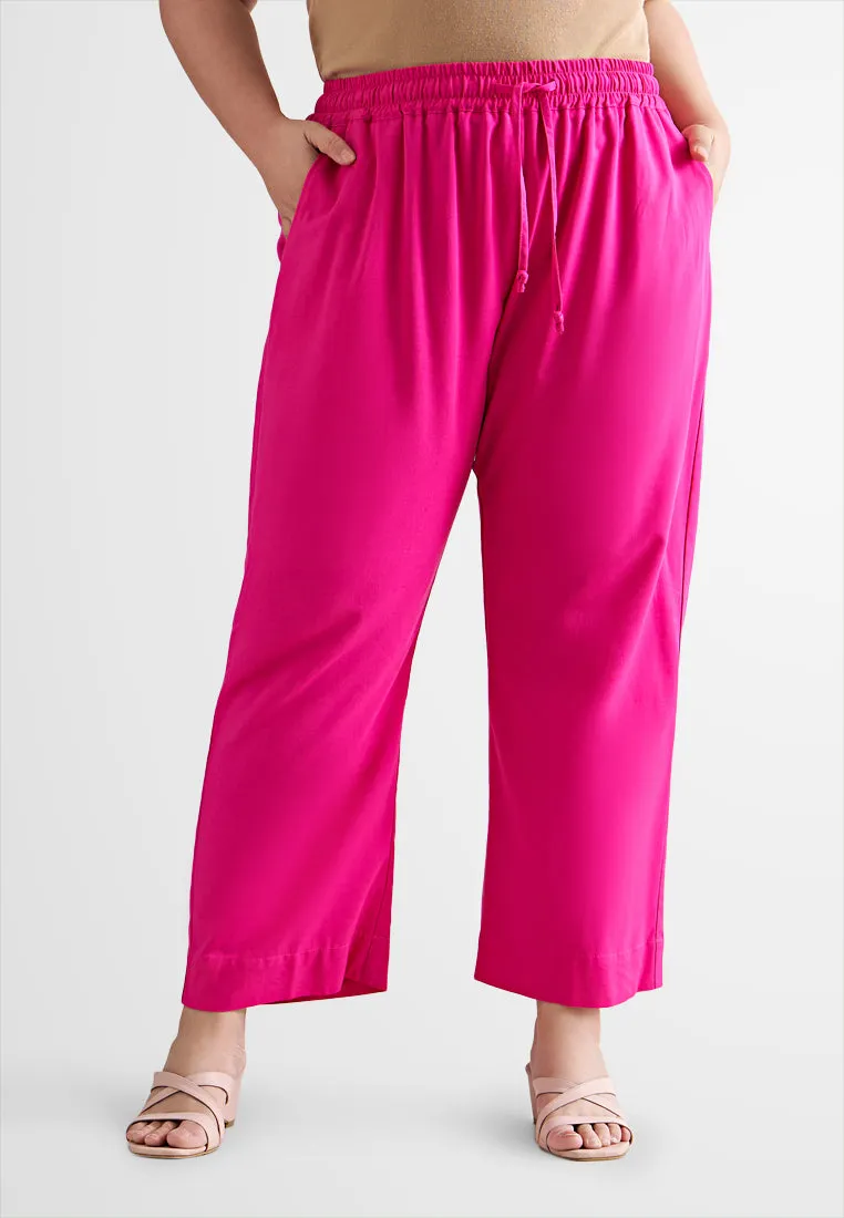 DEFECT ITEM Liza Vibrant Raya Straight Cut Pants