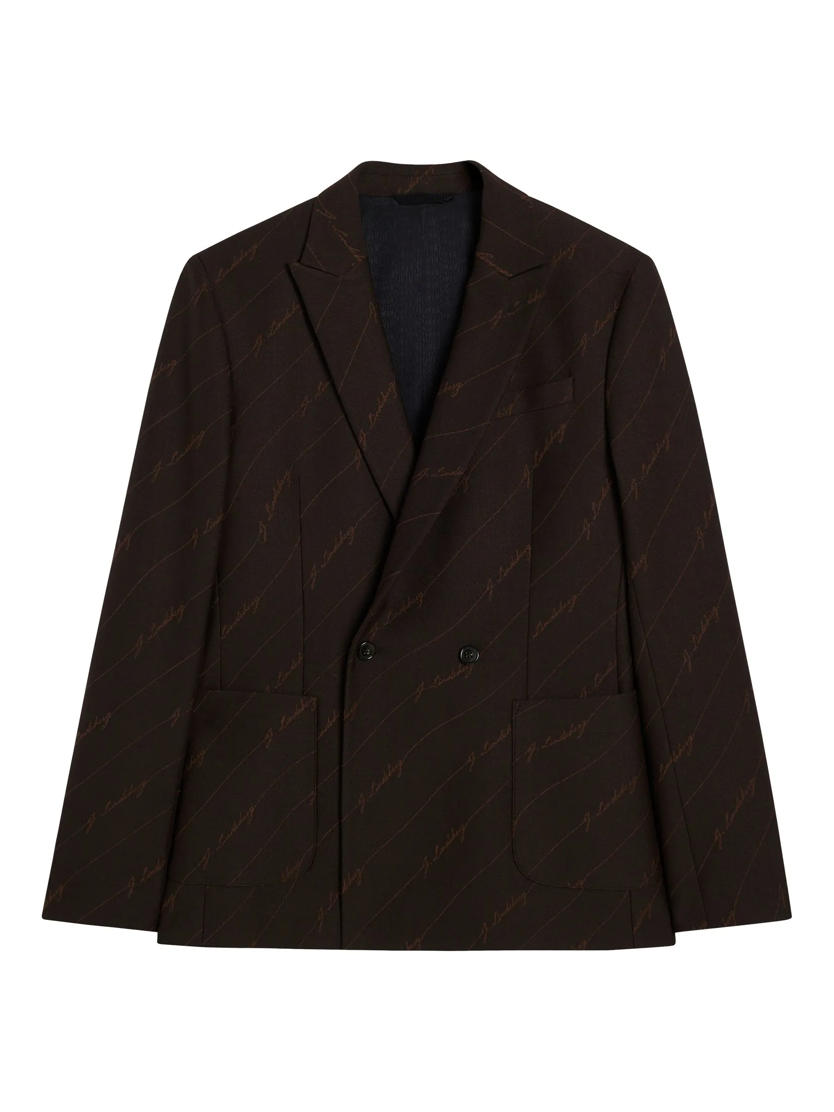 Dries S Brown Stripe Blazer / Delicioso