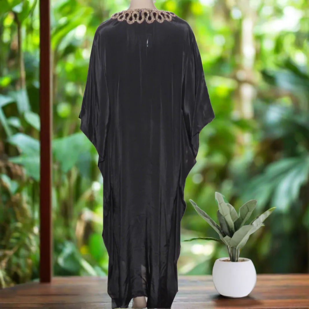 Embellished Kaftan Dress