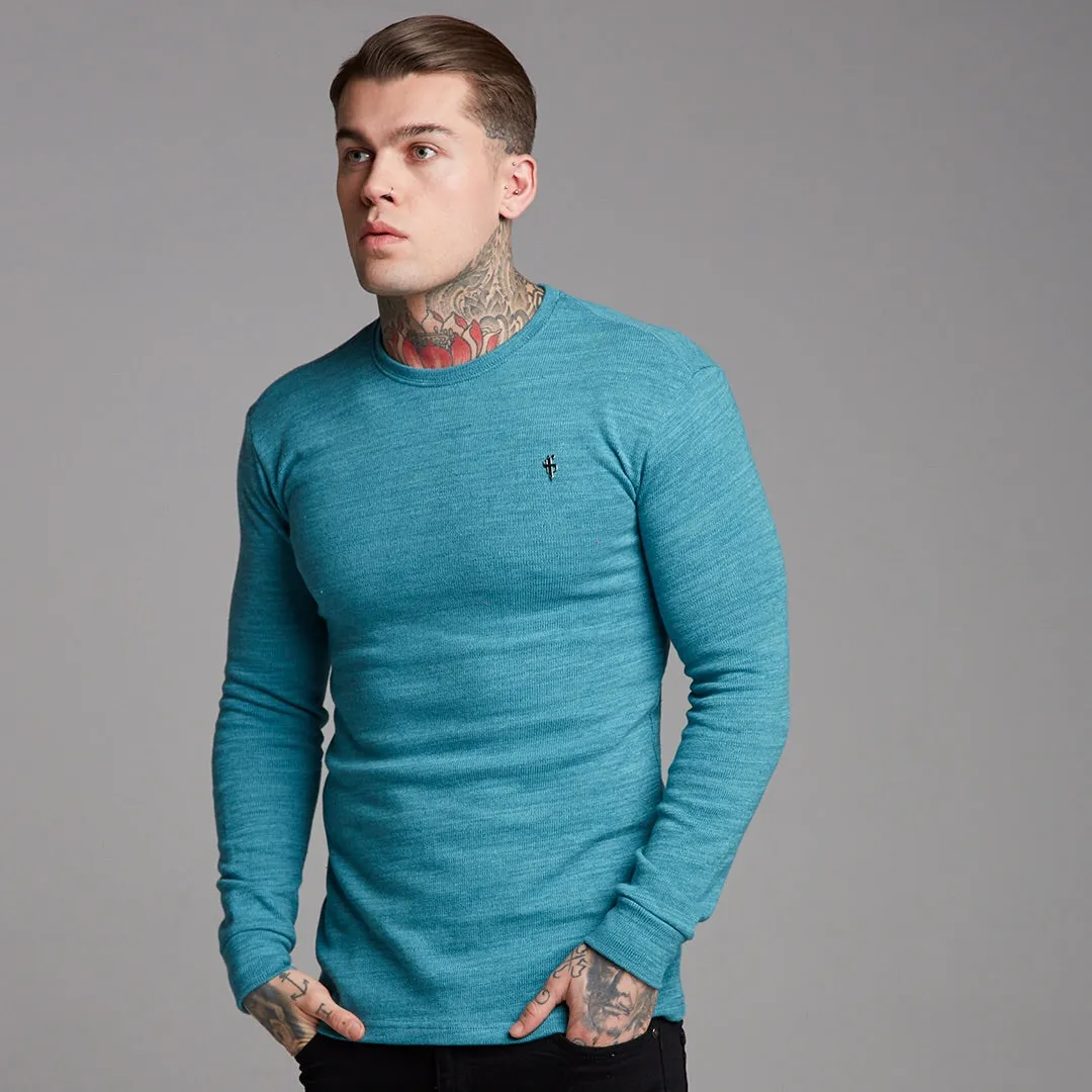 Father Sons Classic Teal Super Slim Sweater - FSH232