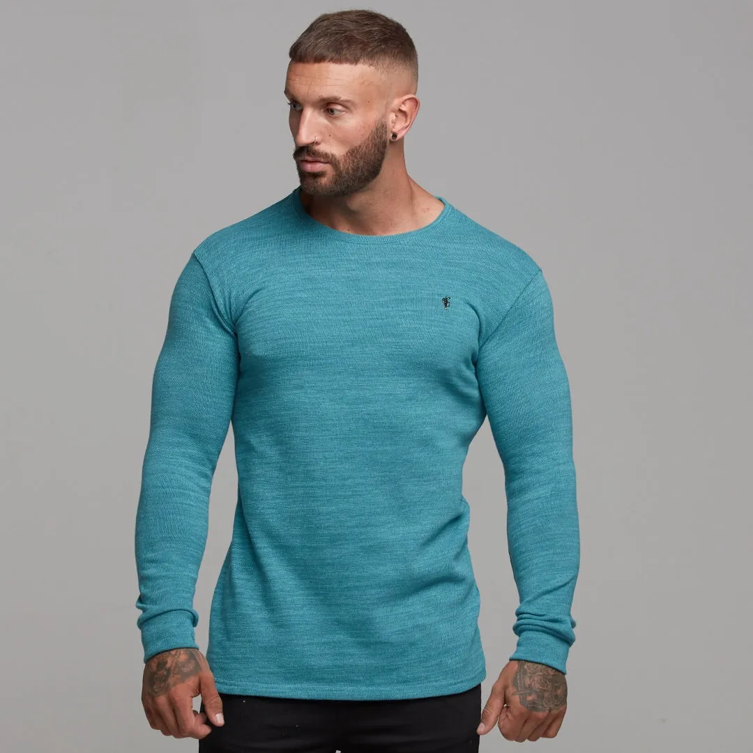 Father Sons Classic Teal Super Slim Sweater - FSH232