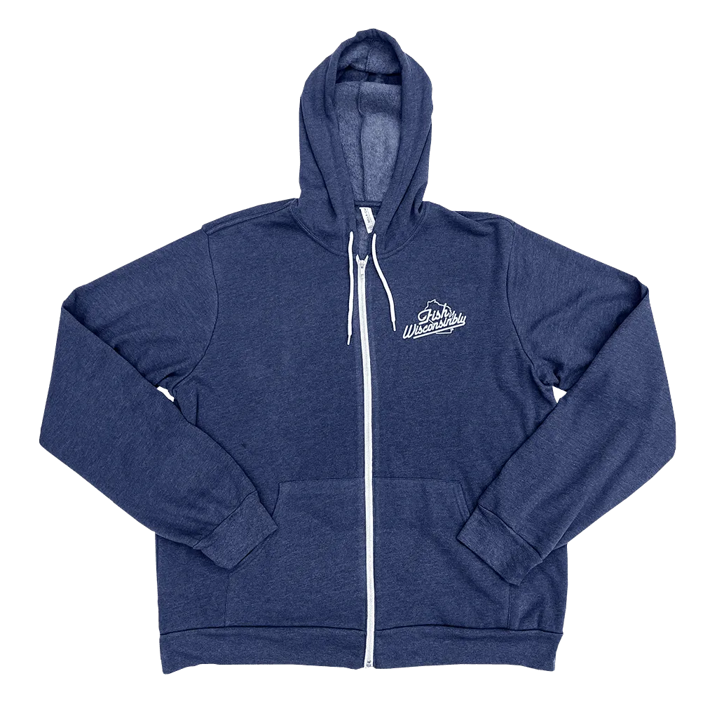 Fish Wisconsinbly Fleece Full-Zip Hoodie