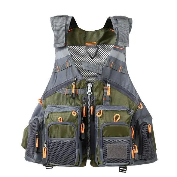 Fly Fishing Vest With Multiple Pockets