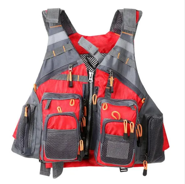 Fly Fishing Vest With Multiple Pockets