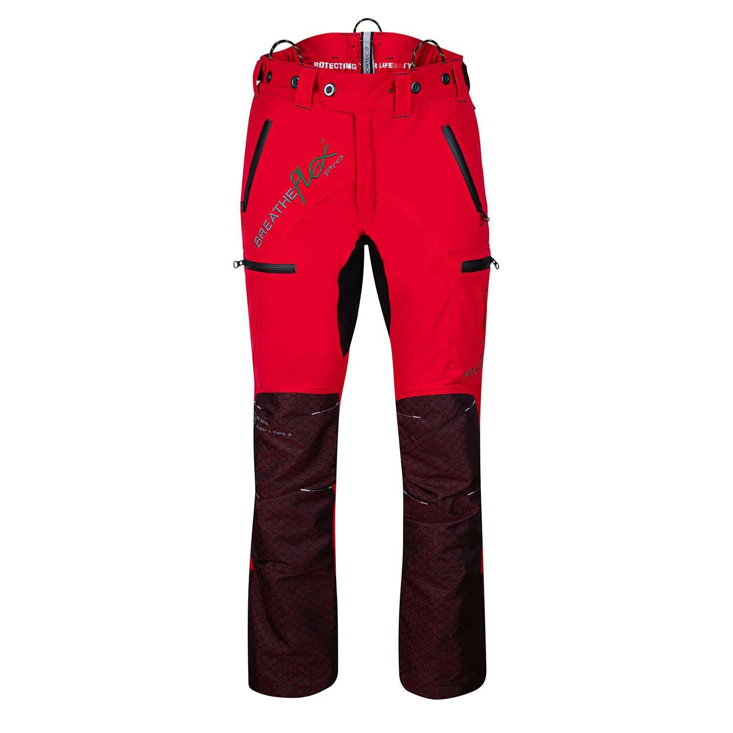 Freestyle Chainsaw Trousers Design C Class 1 - Red - AT4071