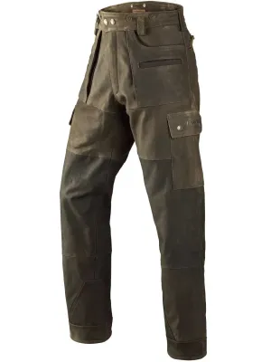 HARKILA Angus Trousers - Mens Buffalo Leather - Brown