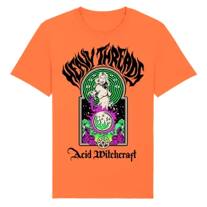 Heavy Threads - Acid Witchcraft T-Shirt - Orange