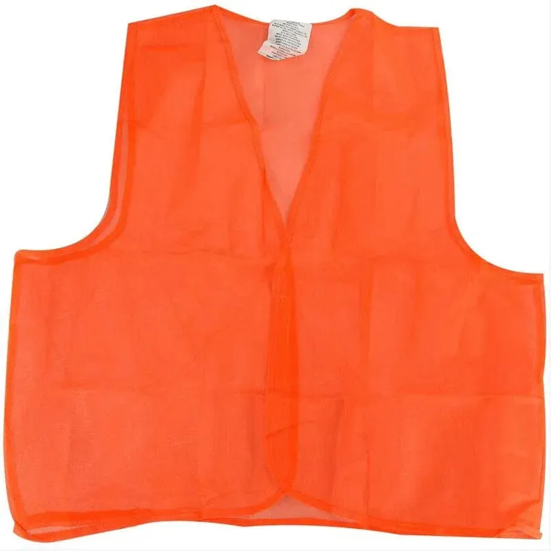 Hi-Vis Safety Vest Lightweight Fluorescent High Visability Waistcoat