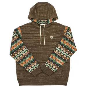 HOOey "Summit" (Brown/Aztec) - Mens Hoodie Sweatshirt