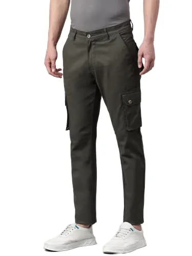 Hubberholme Men's Casual Trousers (HH-8004-38, Green, 38)