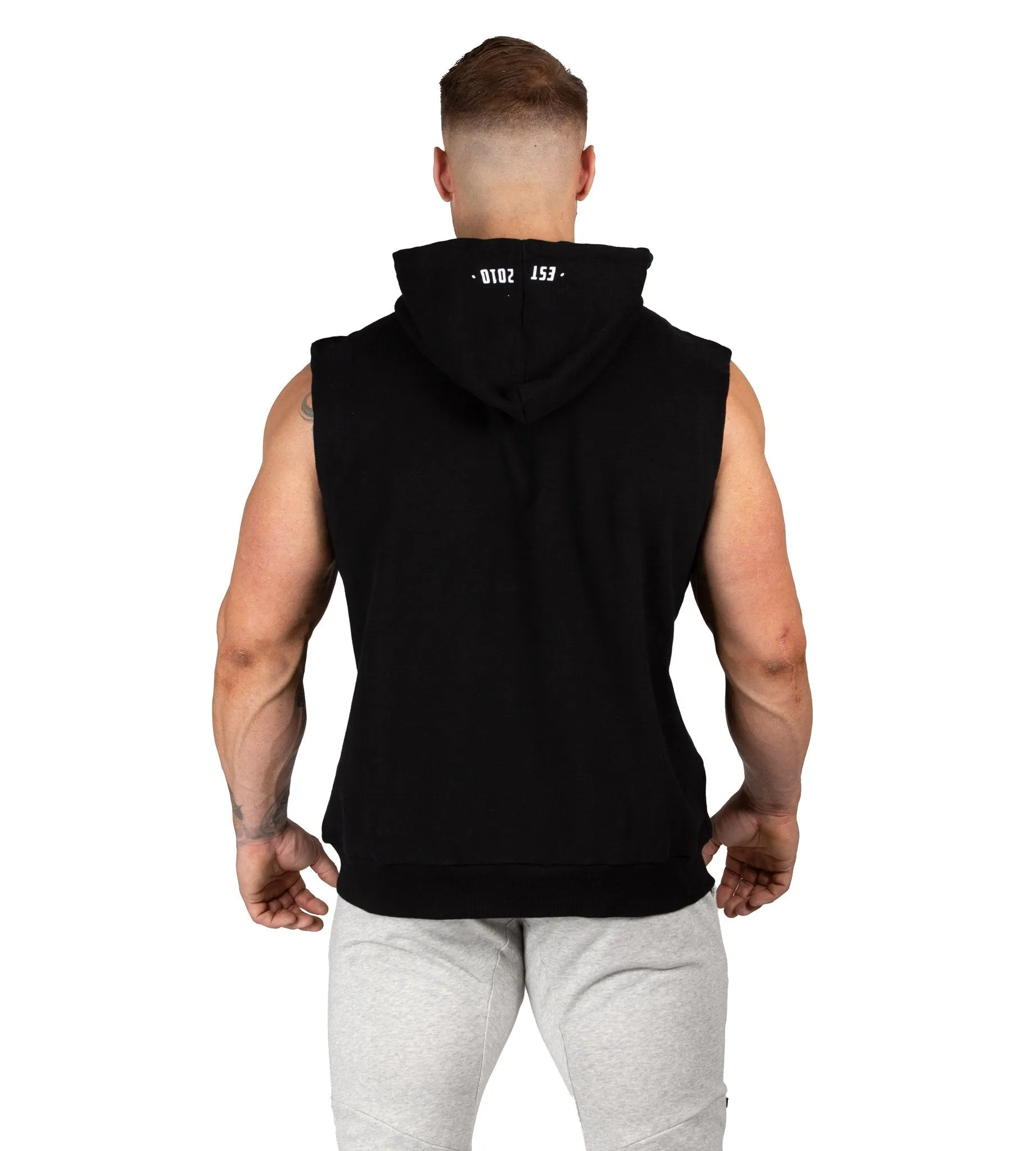 Hulk Sleeveless Hoodie III - Black