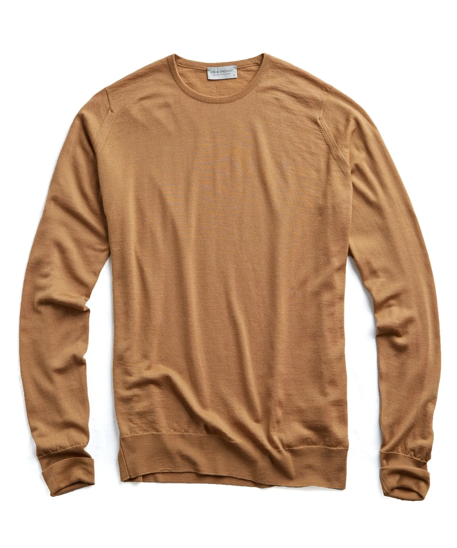 John Smedley Easy Fit Crew in Camel