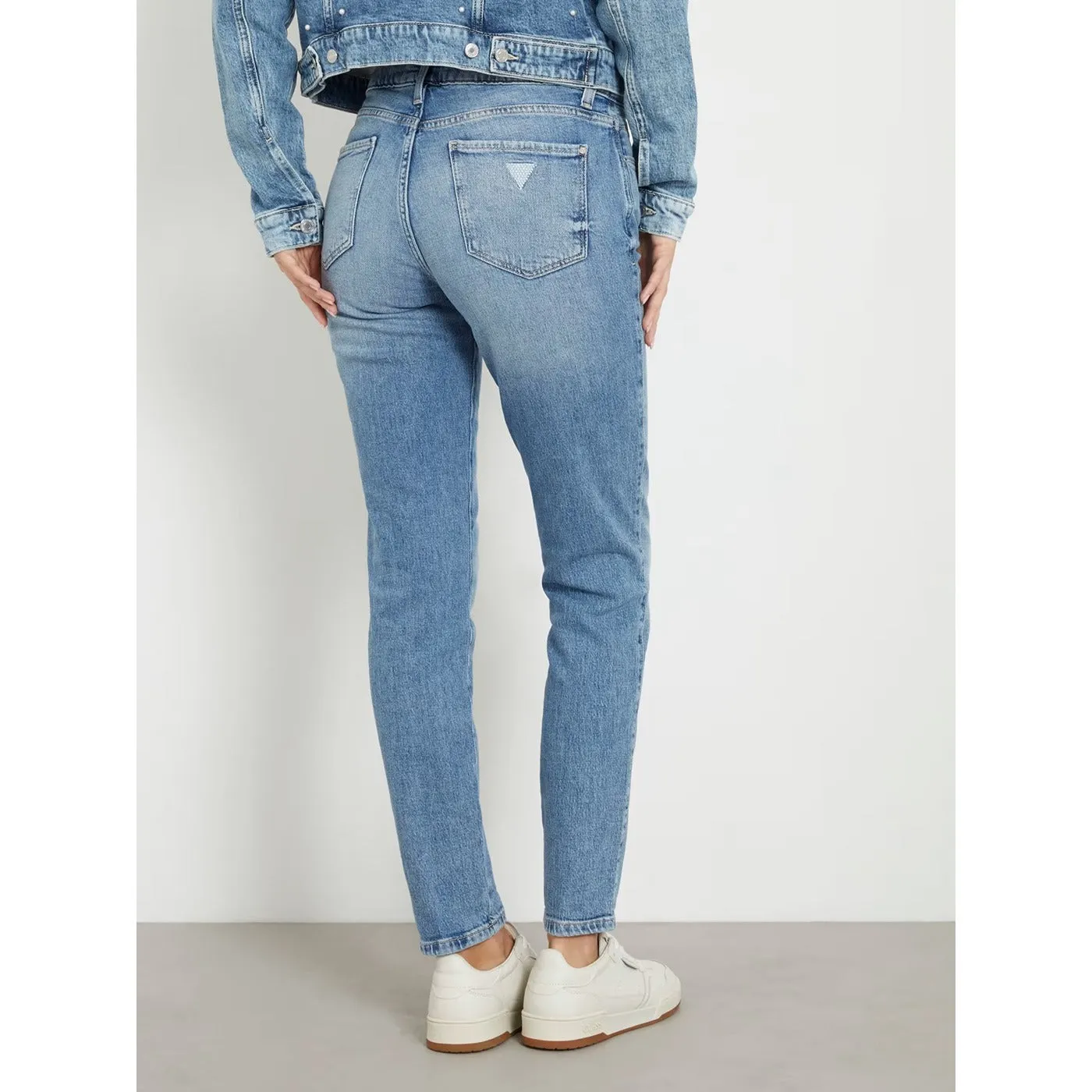 Light Blue Mid Rise Skinny Jeans