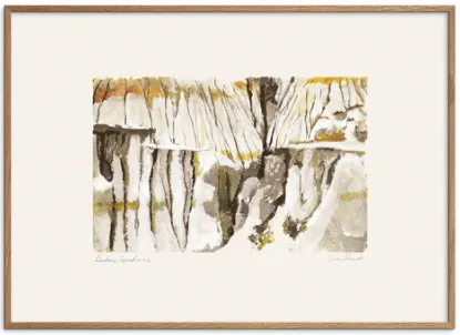 Limestone Formations Original Artist Poster