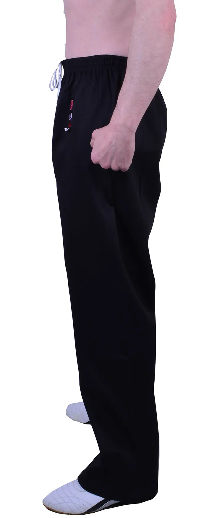 MAR-020B | 8oz Black Traditional Karate Trousers