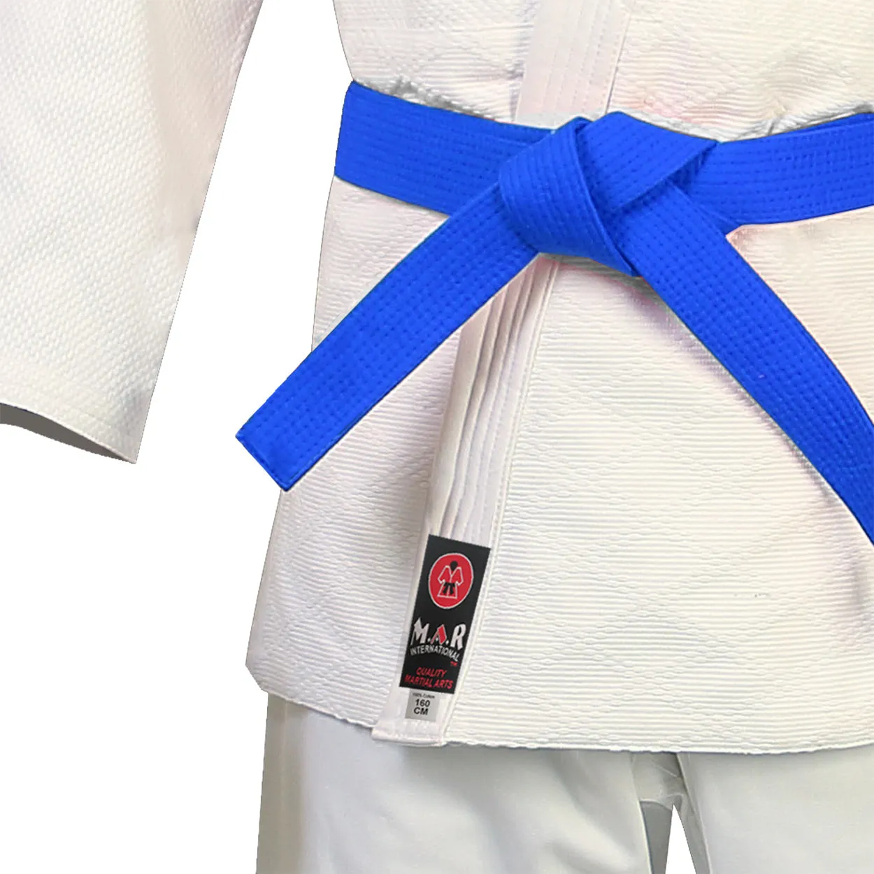 MAR-027 | White Great Britain Styled Judo/Jiu-Jitsu Competition Uniform   FREE BELT