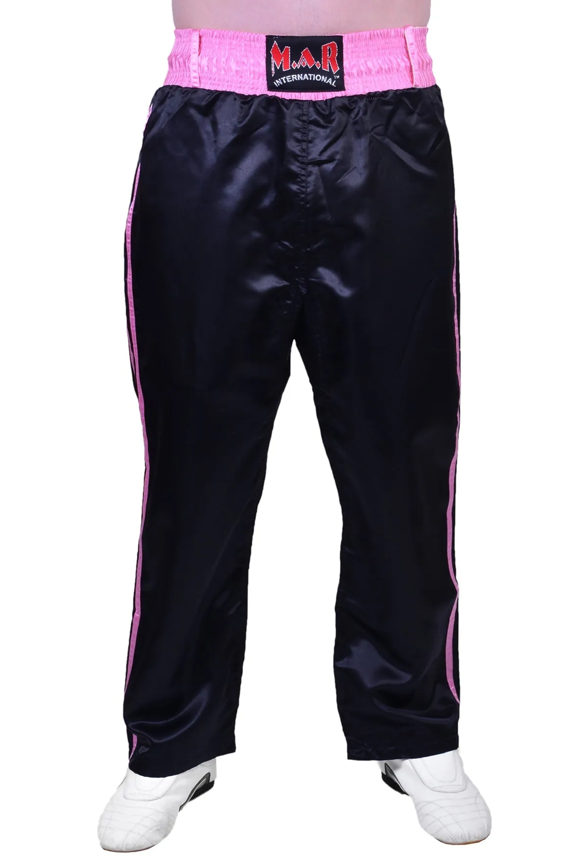 MAR-089F | Full Contact Black Pink Kickboxing & Freestyle Trousers