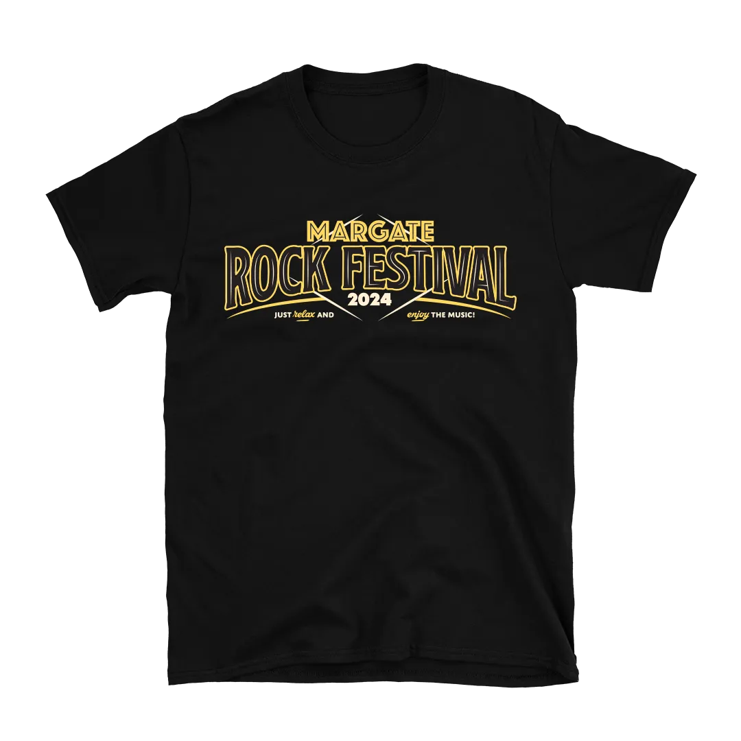 Margate Rock Festival 2024 T-Shirt - Black