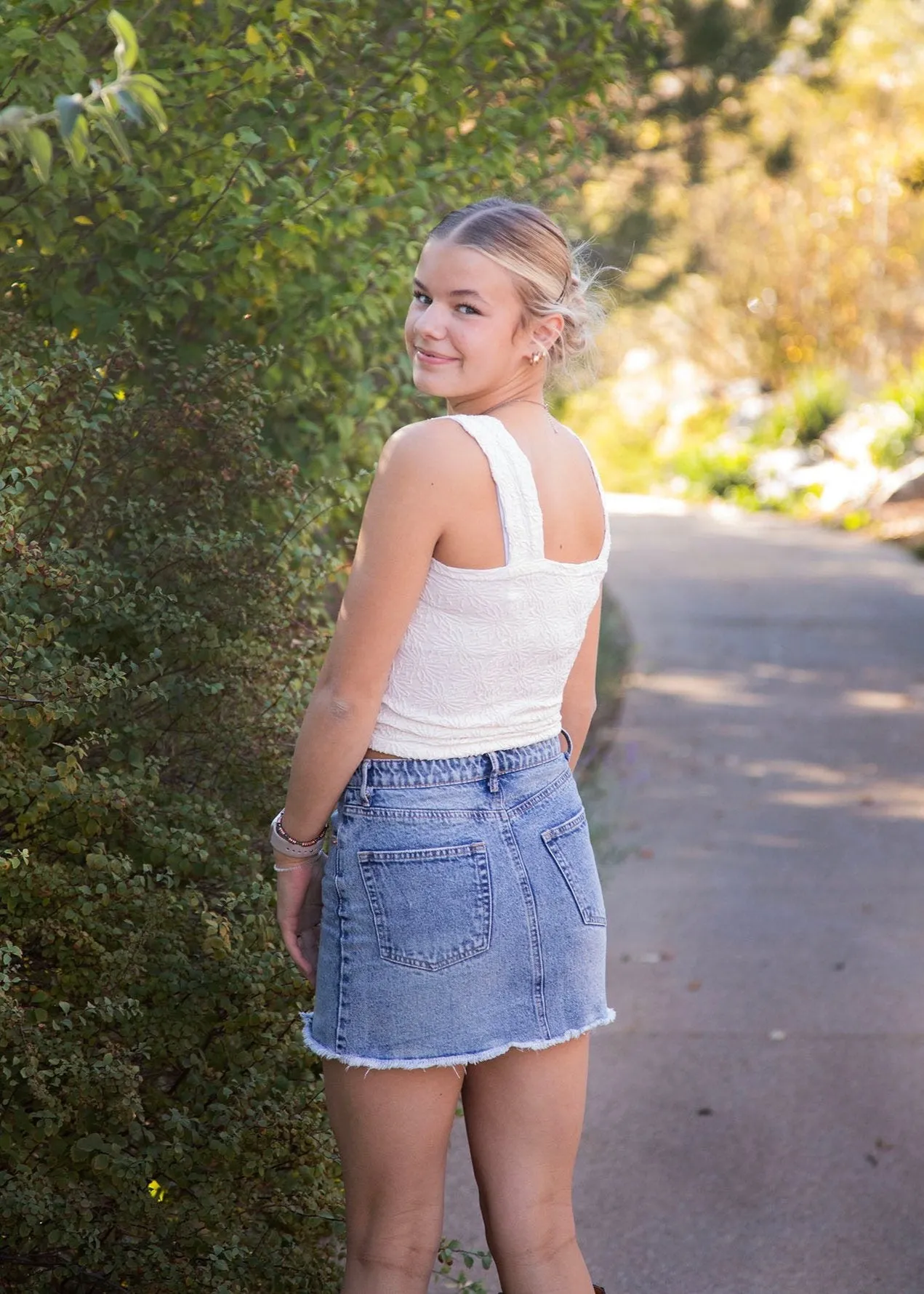 Mia Denim Mini Skirt