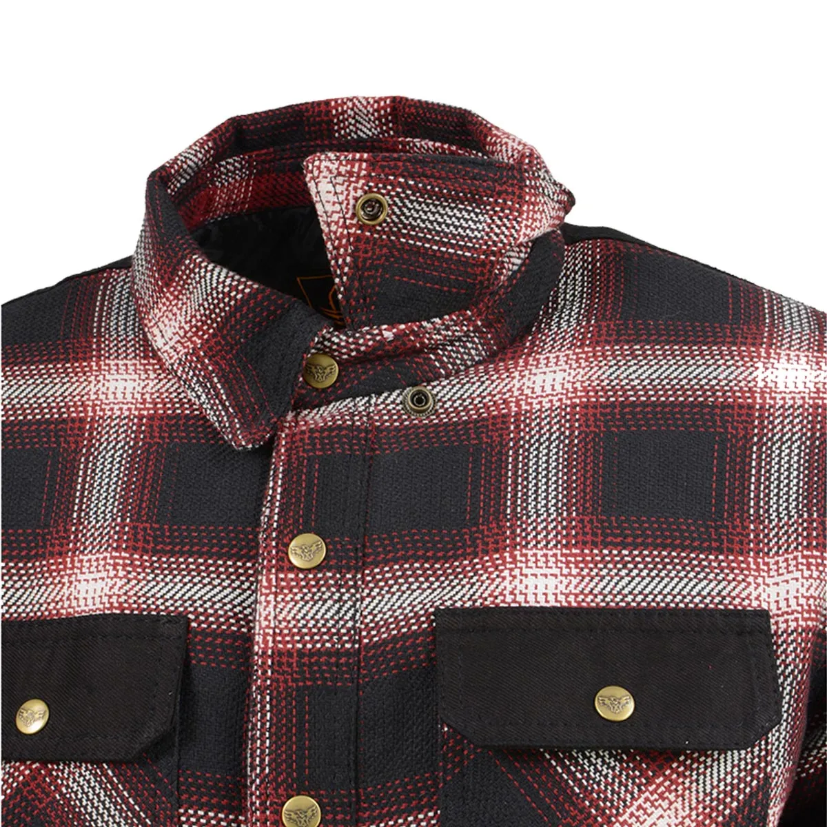 Milwaukee Leather MPM1637 Men's Plaid Mechanic Long Sleeve Flannel