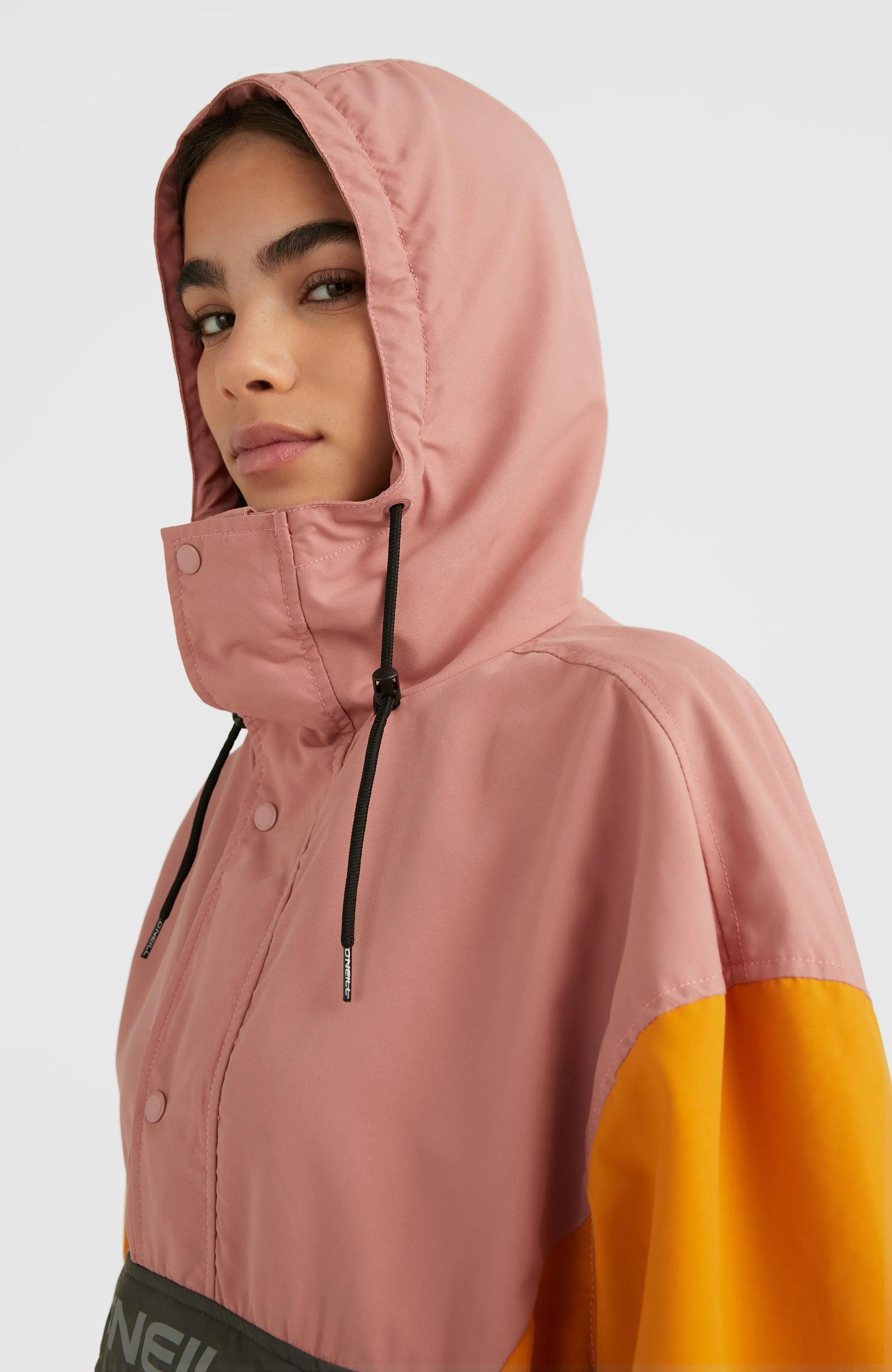 Modular Anorak Jacket | Ash Rose Colour Block