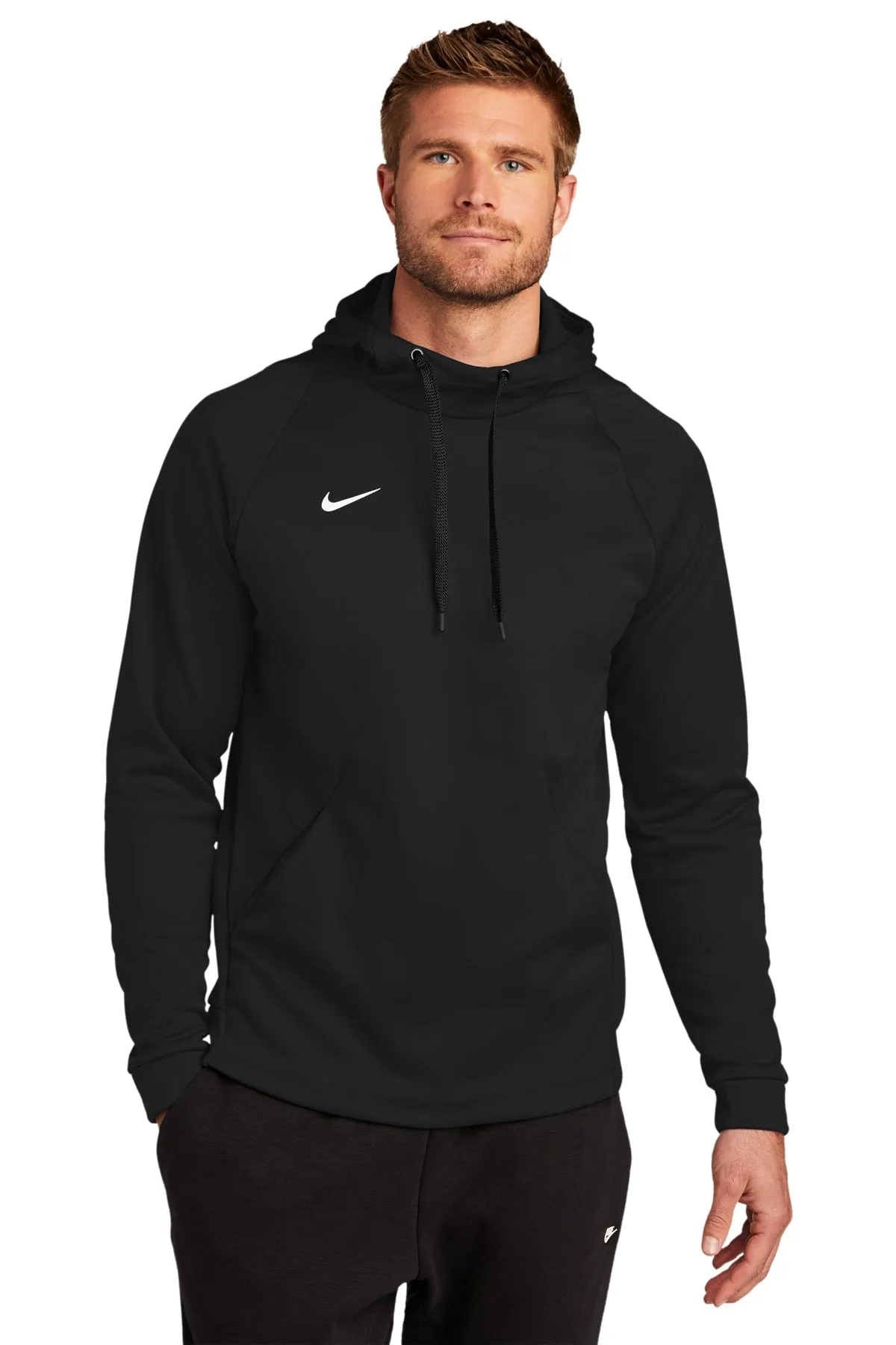 Nike Therma-FIT Fleece Custom Hoodies, Team Black