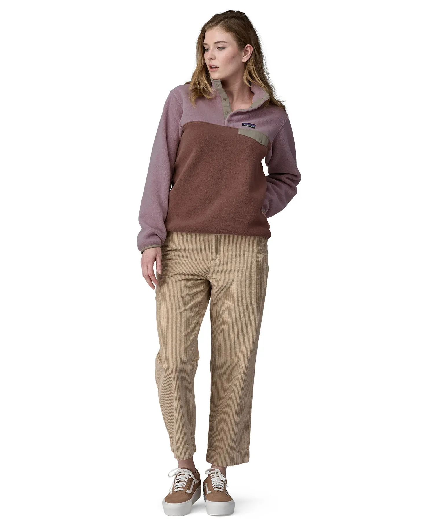 Patagonia Women's Lightweight Synchilla Snap-T Fleece - Dulse Mauve