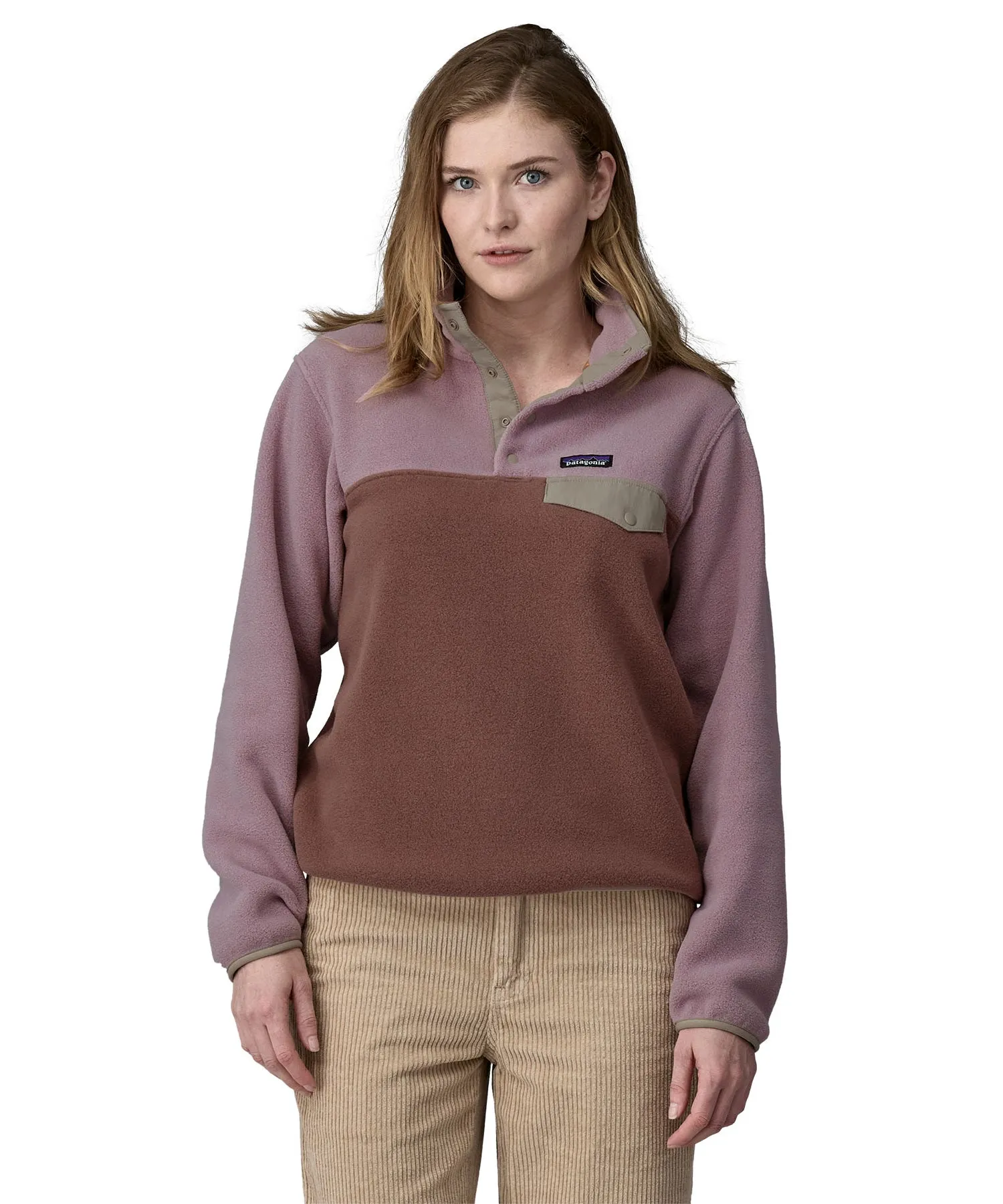 Patagonia Women's Lightweight Synchilla Snap-T Fleece - Dulse Mauve