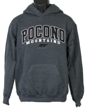 Pocono Mountains Hot Foil Transfer Bear Hoodie