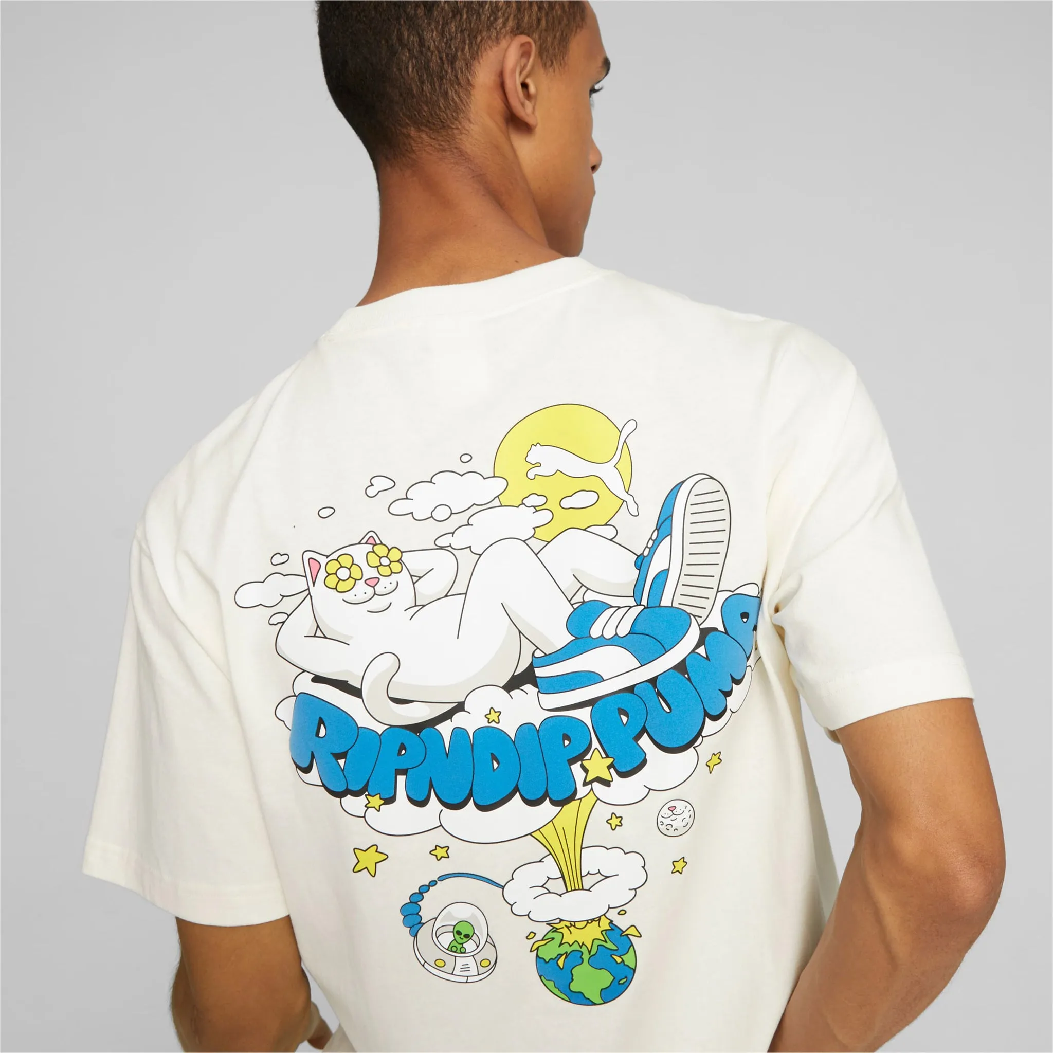 PUMA X RIPNDIP Graphic Tee (Warm White)