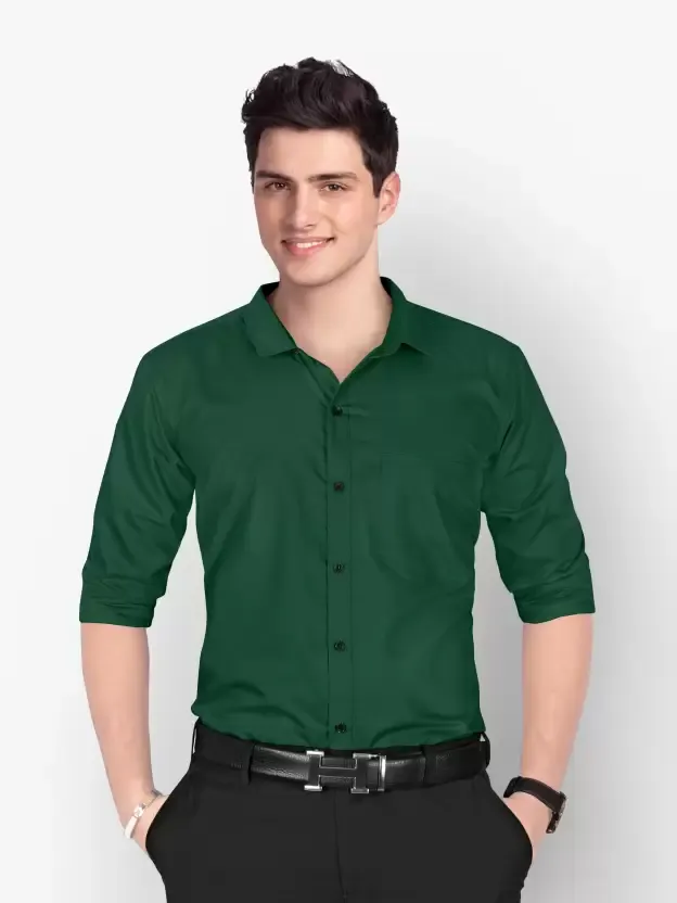 Regular Fit Casual - Dark Green