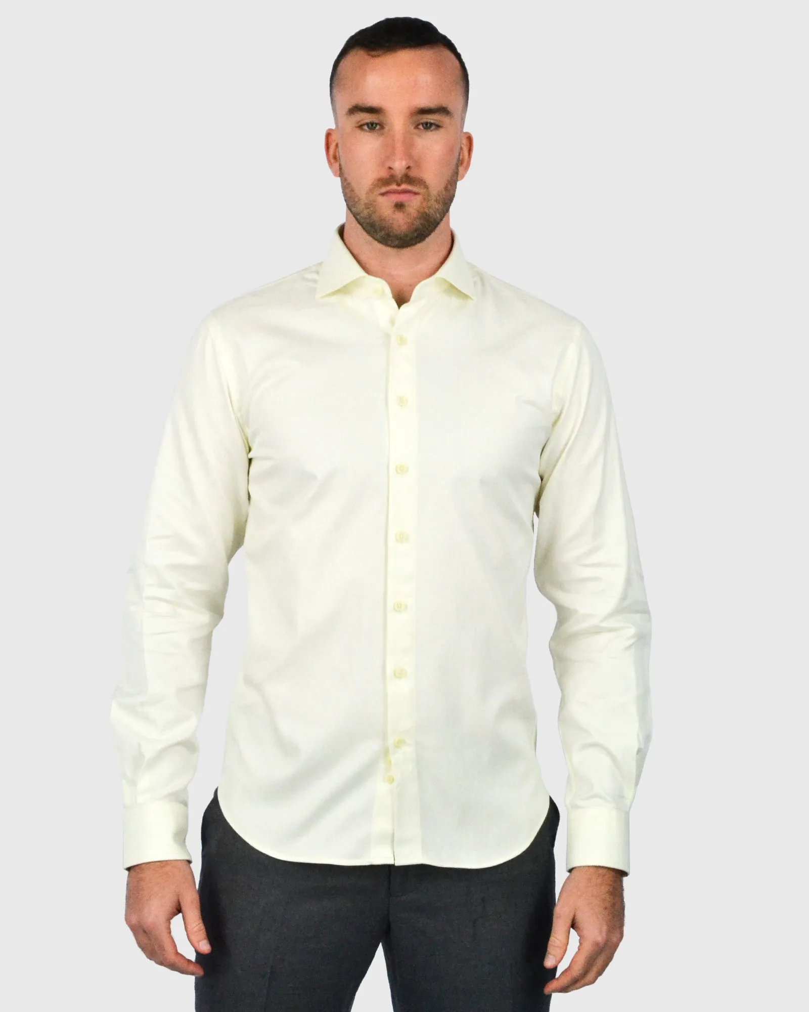 ROUGE S18783399HB BEIGE SLIM SC SHIRT