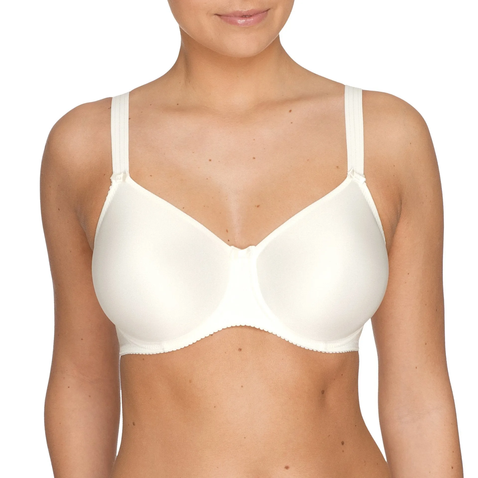 Satin Smooth Classic T-Shirt (Ivory) Bra B-H