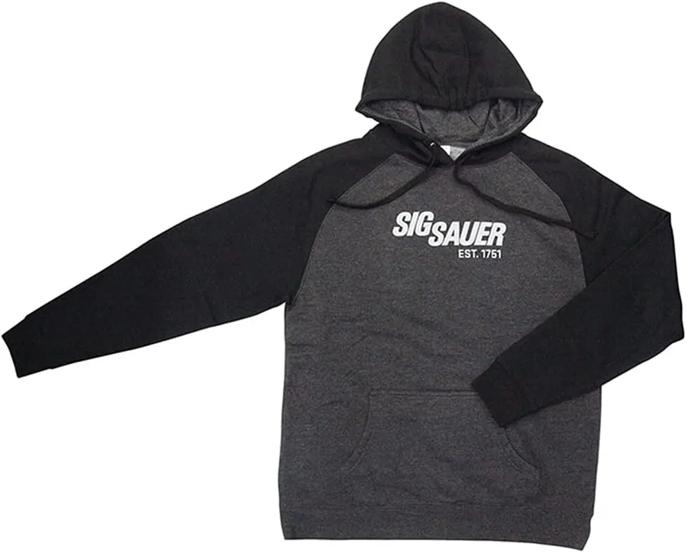 Sig Sauer Established Raglan Hooded Sweatshirt (SG-HOOD-RAGLAN-L)