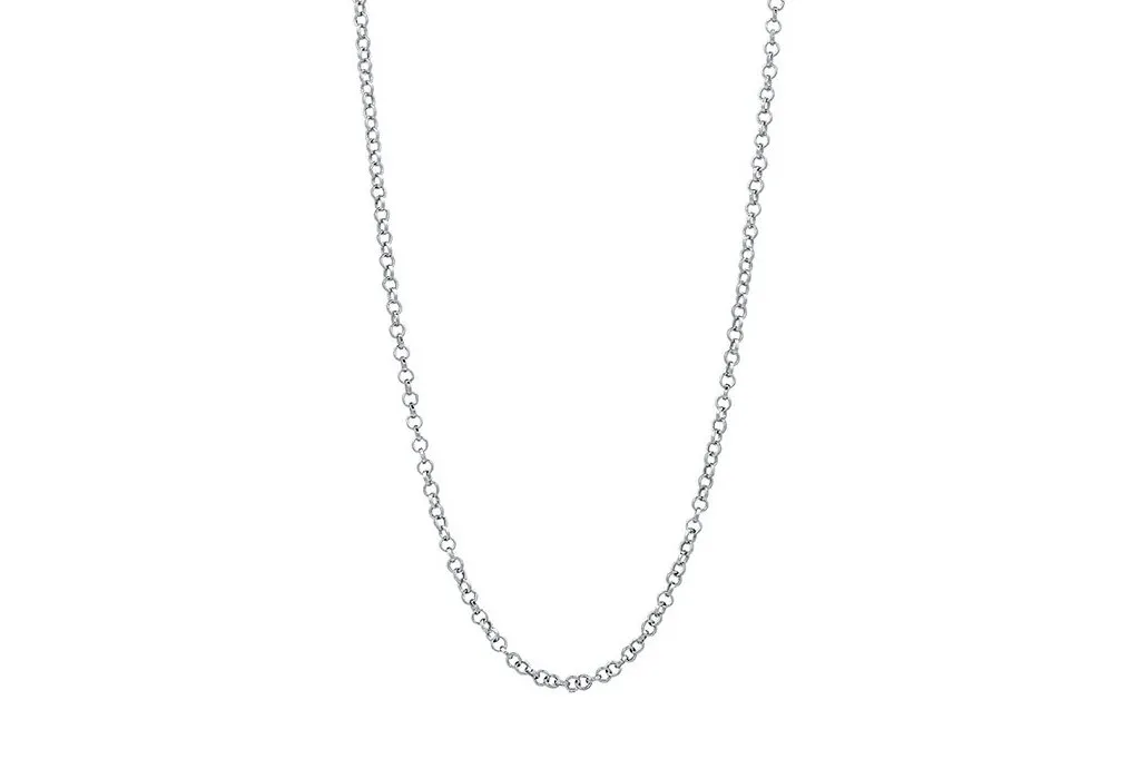 Silver Rolo Chain Necklace