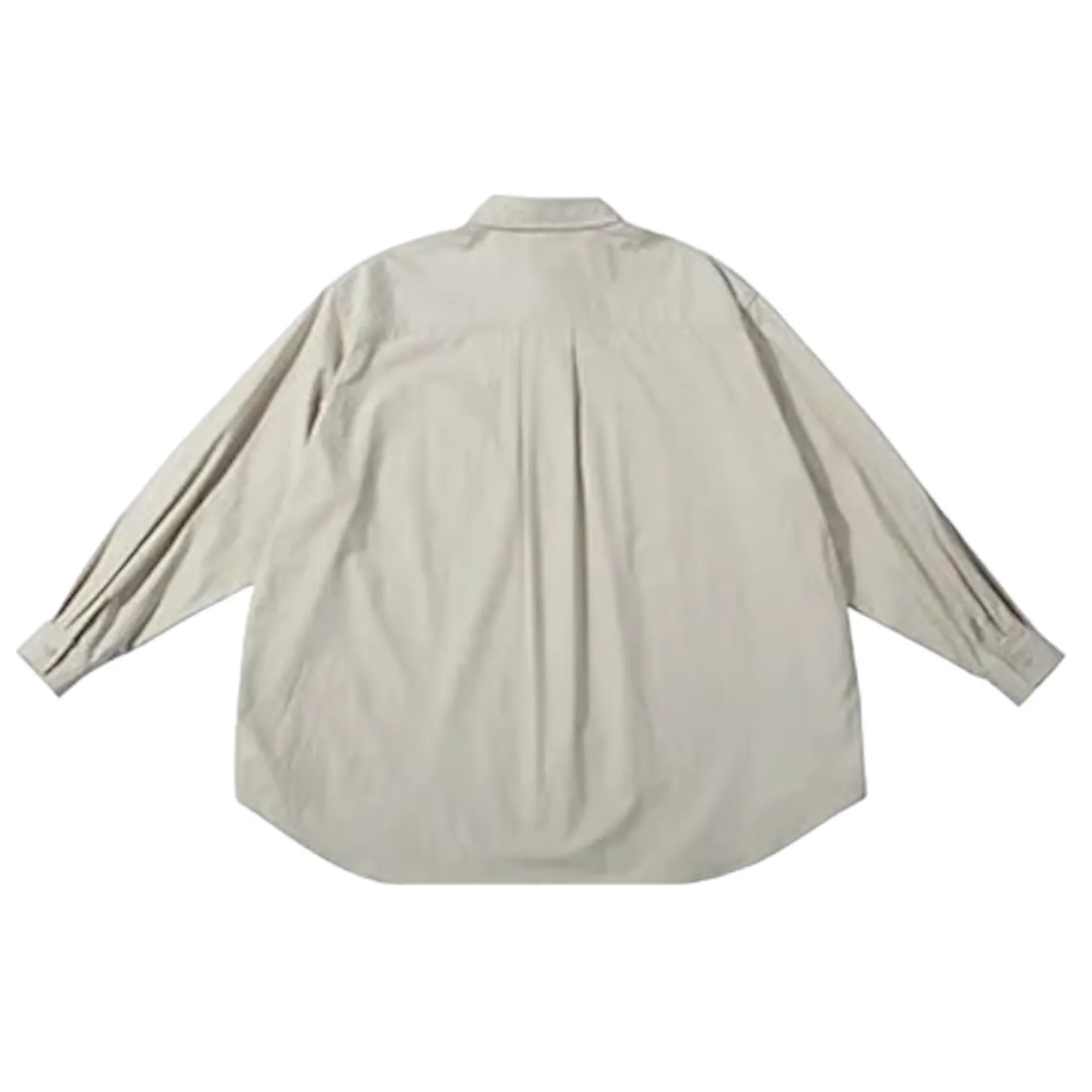 Super oversized classic button front shirt