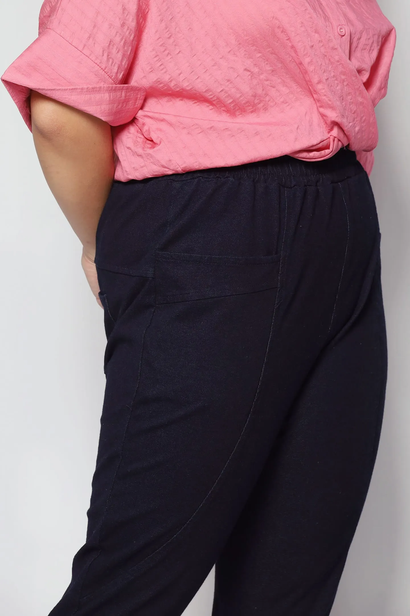 Tove Pants in Plain Blue