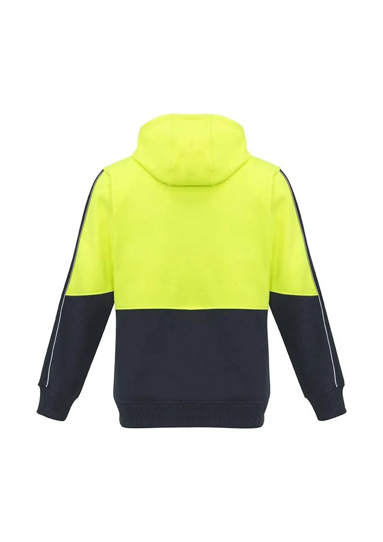 Unisex Hi Vis Full Zip Hoodie