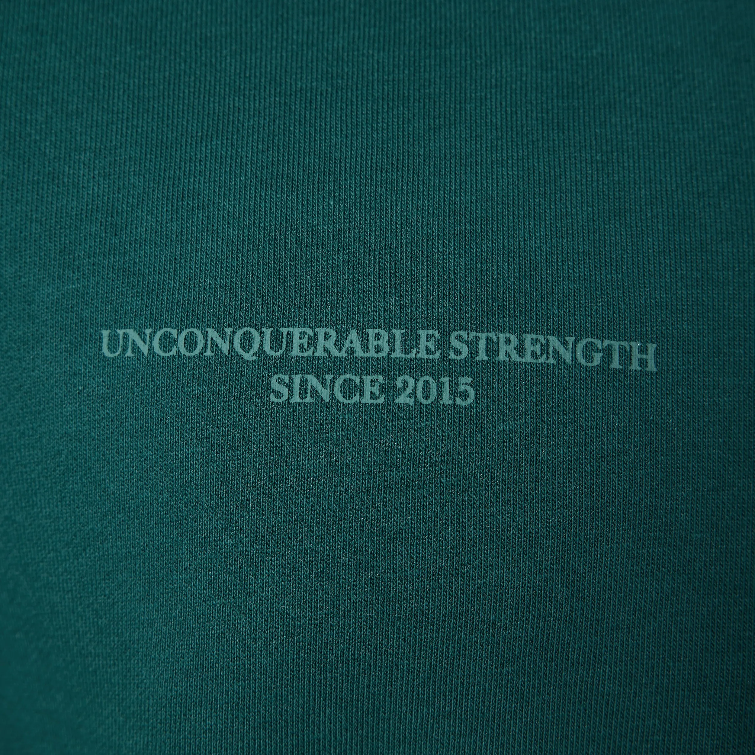 Vanquish Forest Green Unconquerable Strength Quarter Zip Sweater