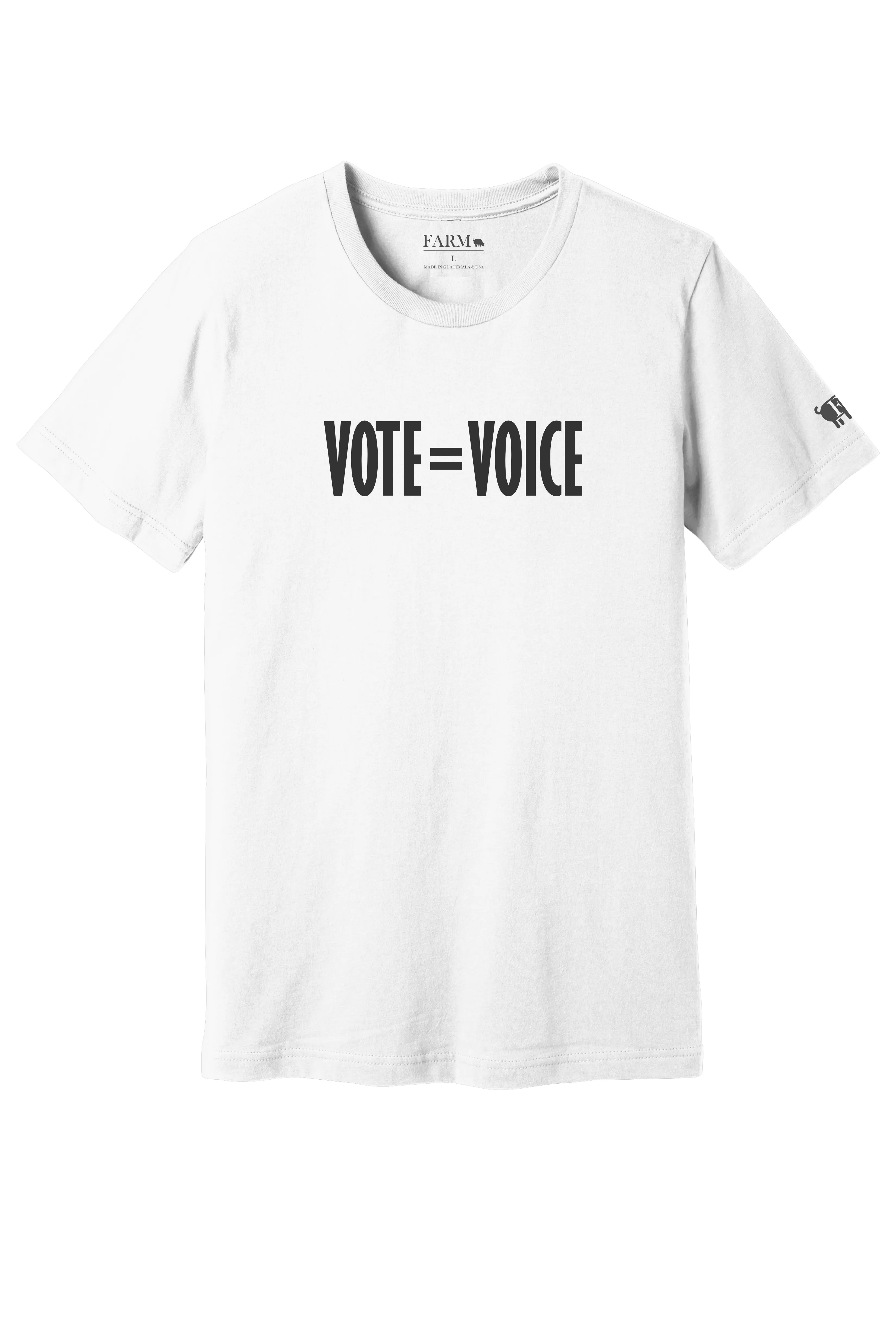 Vote Equals Voice T-Shirt Adult