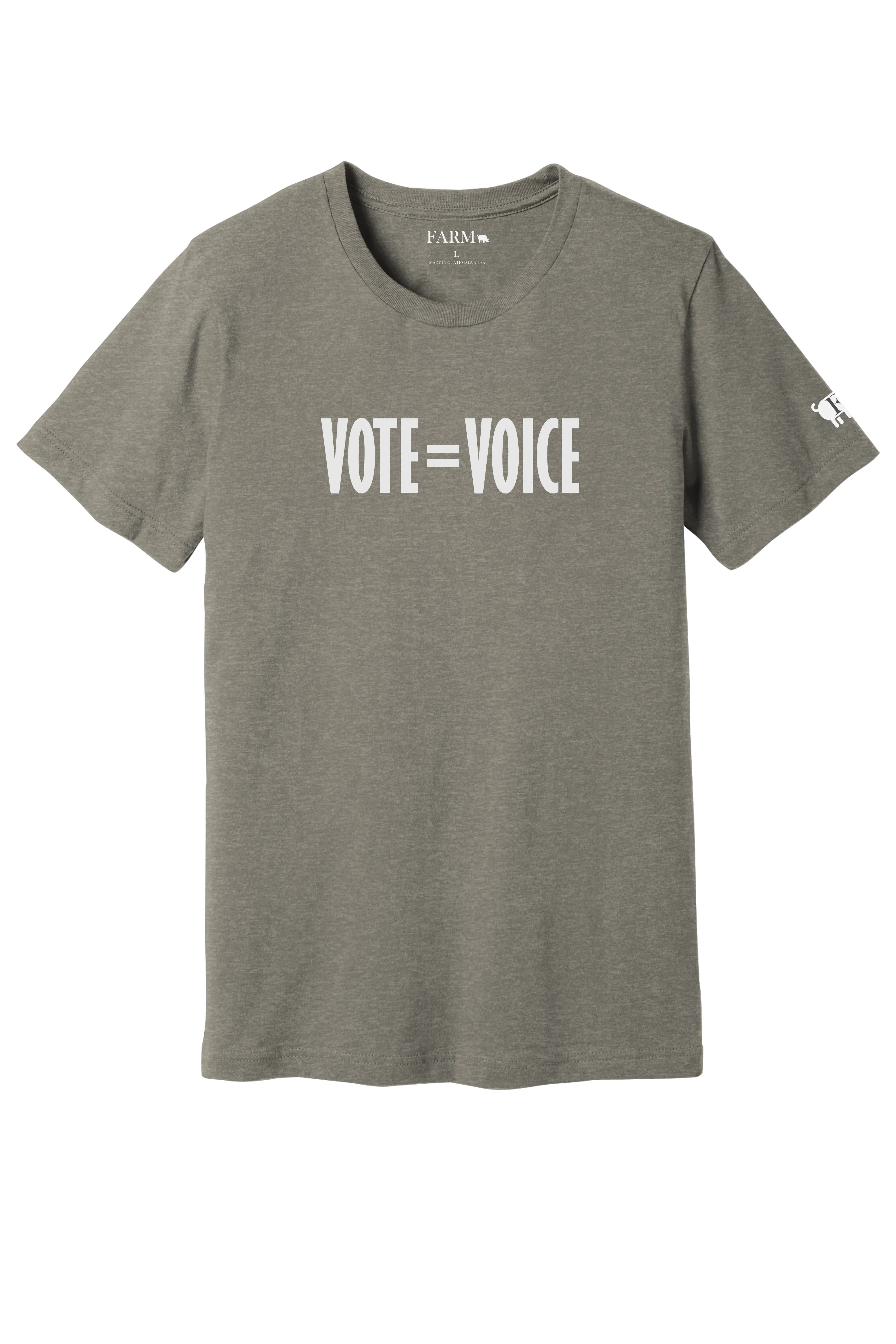 Vote Equals Voice T-Shirt Adult