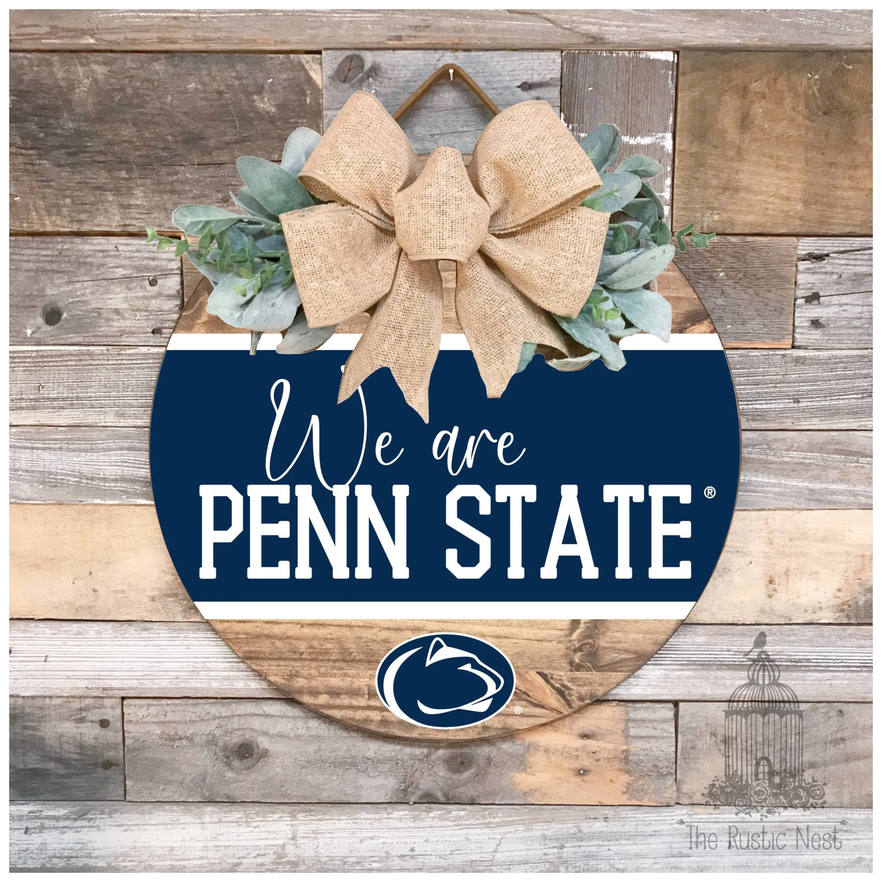 We Are Penn State Door Hanger | Penn State Sign | We Are Sign | Penn State Football | Nittany Lions Sign | PSU | Penn State Merch | WE ARE